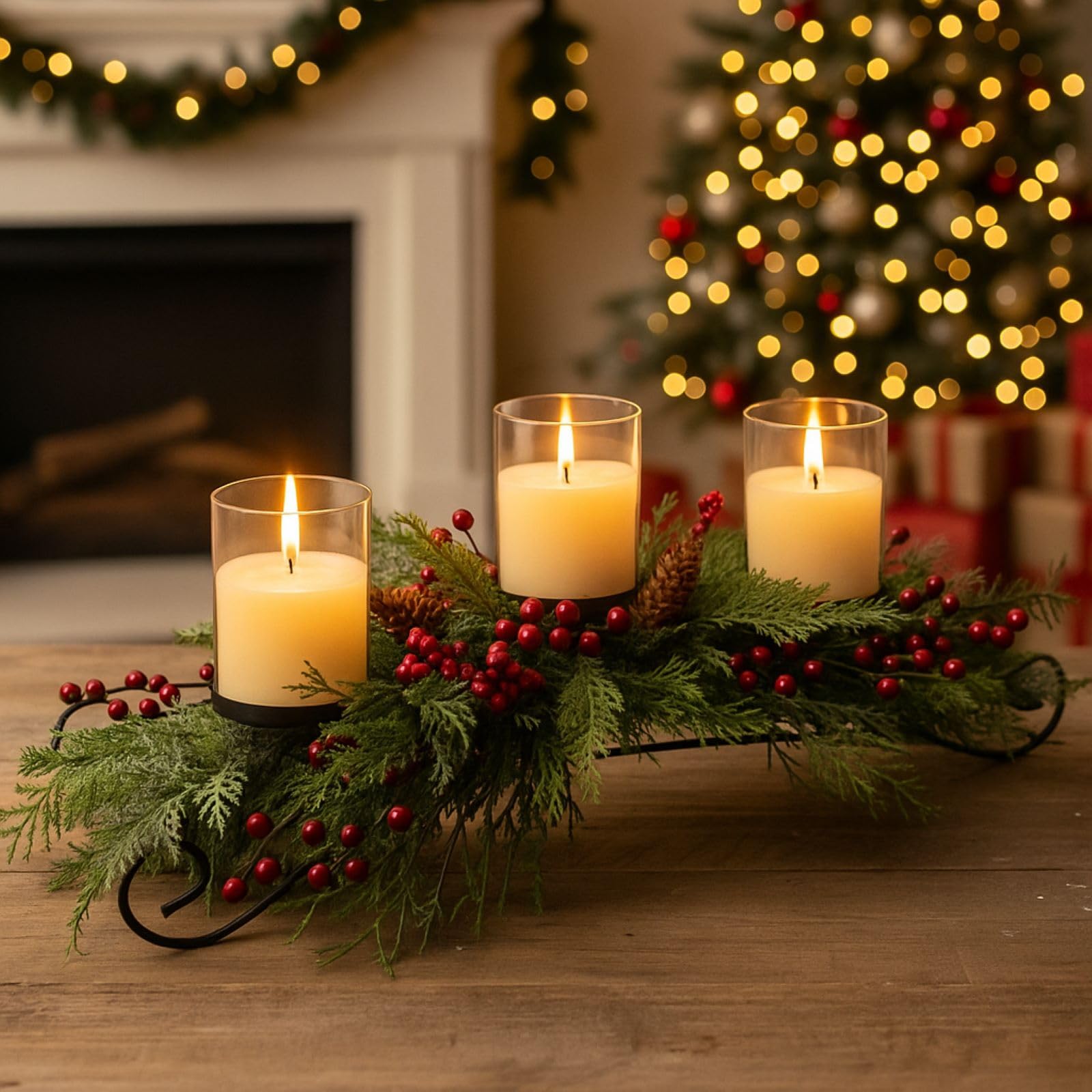 Amazon.com: Cindeer 30 Inch Christmas Table Centerpiece Christmas